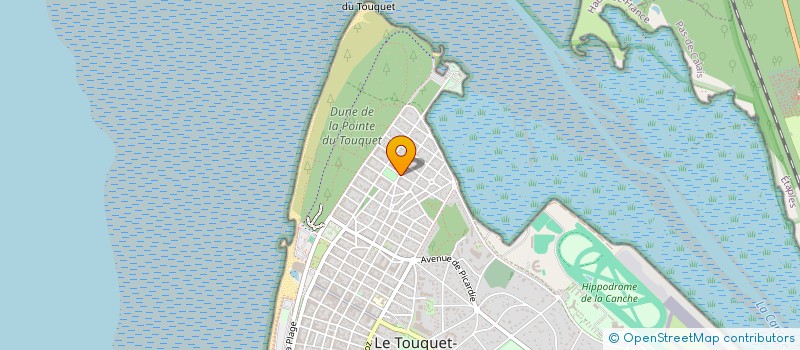 localisation de l'entreprise MONSIEUR AMAURY SANT  LE TOUQUET-PARIS-PLAGE