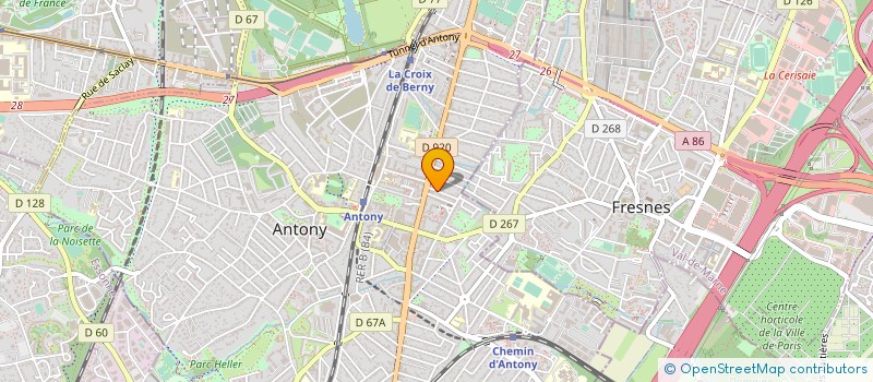 localisation de l'entreprise MONSIEUR AMAURY SCHMIDT à ANTONY