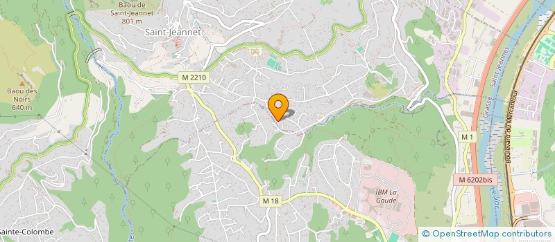 localisation de l'entreprise MONSIEUR AMAURY SEGARD  SAINT-JEANNET