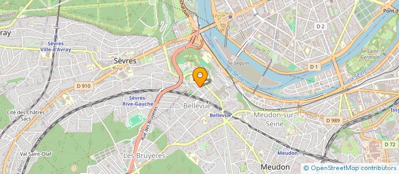 localisation de l'entreprise MONSIEUR AMAURY SEPULCHRE DE CONDE  MEUDON