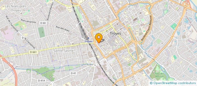 localisation de l'entreprise MONSIEUR AMAURY SEZILLE à TROYES