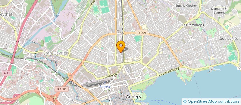 localisation de l'entreprise MONSIEUR AMAURY STEFANUTTI à ANNECY