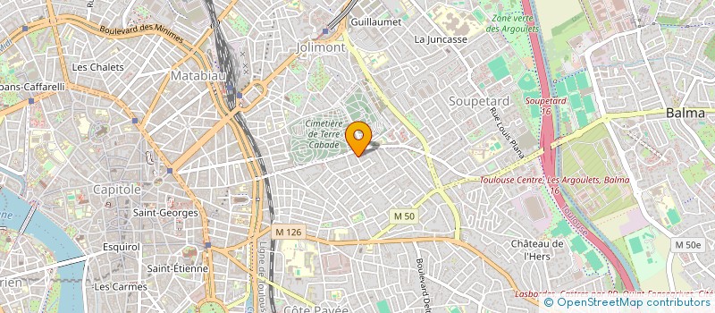 localisation de l'entreprise MONSIEUR AMAURY SUZAT  TOULOUSE