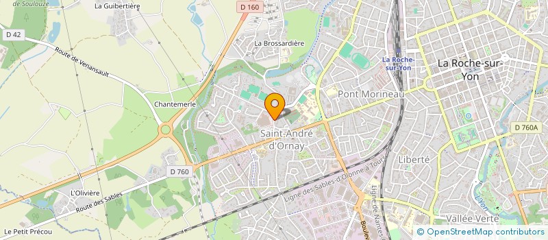 localisation de l'entreprise MONSIEUR AMAURY THIBAUD  BEAUVOIR-SUR-MER