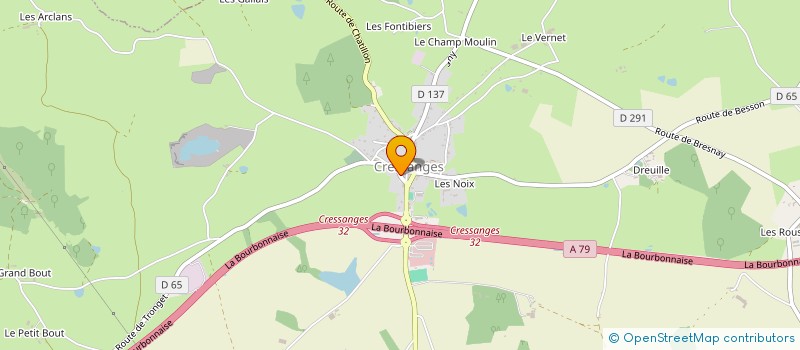 localisation de l'entreprise MONSIEUR AMAURY THIERY  CRESSANGES