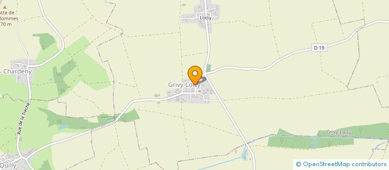 localisation de l'entreprise MONSIEUR AMAURY THIERY  GRIVY-LOISY