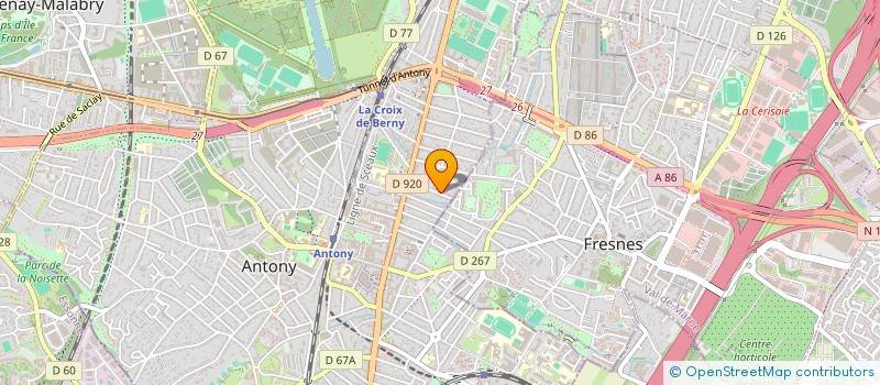 localisation de l'entreprise MONSIEUR AMAURY TIBERGHIEN  ANTONY