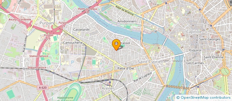 localisation de l'entreprise MONSIEUR AMAURY WIEST  TOULOUSE