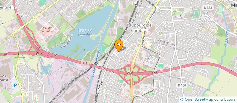 localisation de l'entreprise MONSIEUR AMAYAS DAHMANE  VALENCIENNES