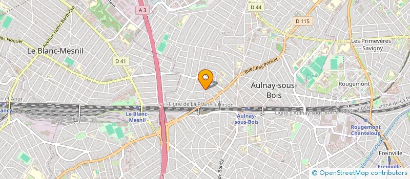 localisation de l'entreprise MONSIEUR AMAZIGH AIT HAMOUDA à AULNAY-SOUS-BOIS