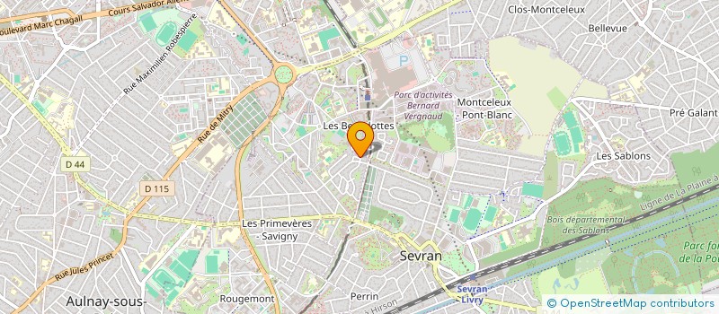localisation de l'entreprise MONSIEUR AMAZIGH AOUDIA à SEVRAN