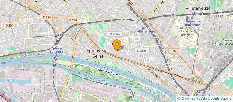 localisation de l'entreprise MONSIEUR AMAZIGH BEKTACHE à EPINAY-SUR-SEINE