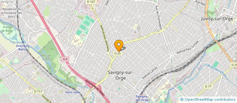 localisation de l'entreprise MONSIEUR AMAZIGH MSELA à SAVIGNY-SUR-ORGE
