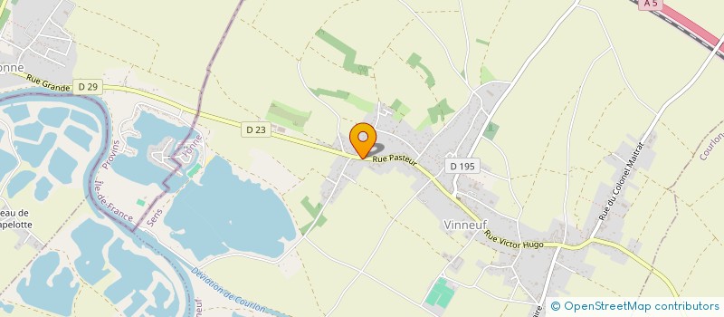 localisation de l'entreprise MONSIEUR AMAZIGH REHAB  VINNEUF