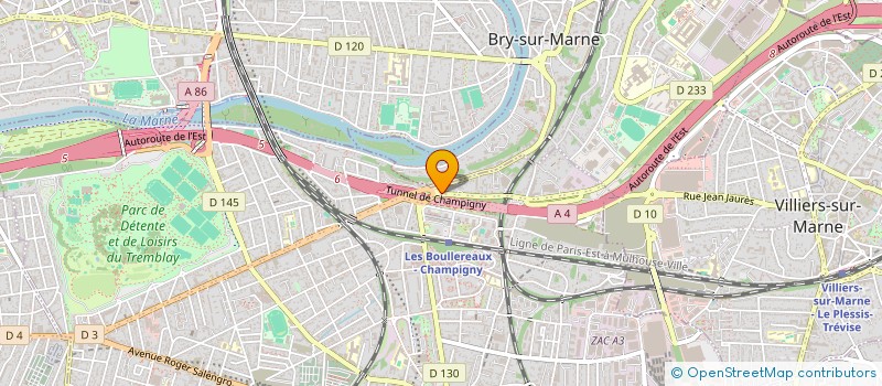 localisation de l'entreprise MONSIEUR AMAZIGHT MOUFFOK  CHAMPIGNY-SUR-MARNE