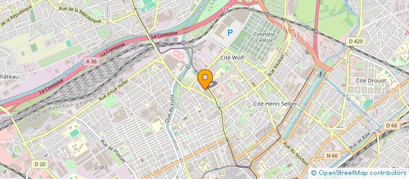 localisation de l'entreprise MONSIEUR AMBDILLAH BEN BACO ABDALLAH à MULHOUSE
