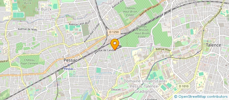 localisation de l'entreprise MONSIEUR AMBDILLAH BOURA  PESSAC