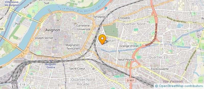 localisation de l'entreprise MONSIEUR AMBDOURAHAMANE ISSOUFFI  AVIGNON