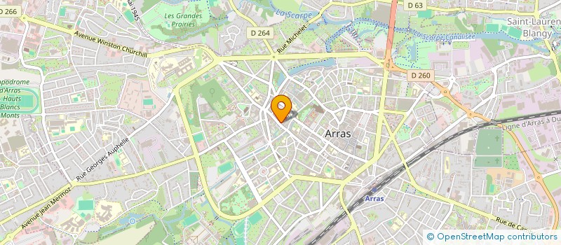 localisation de l'entreprise MONSIEUR AMBESAJIR BERHE à ARRAS
