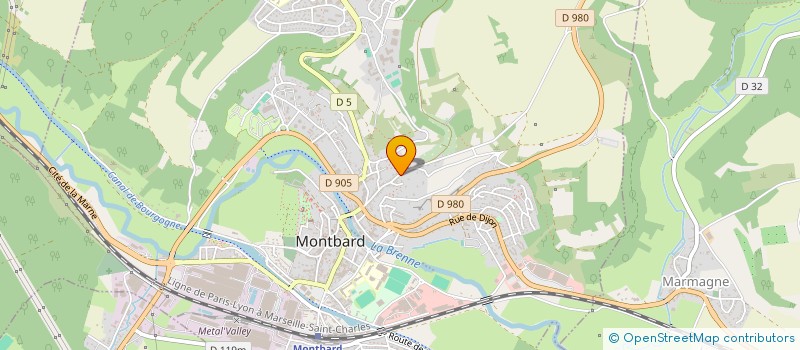 localisation de l'entreprise MONSIEUR AMBROGIO INFANTE à MONTBARD