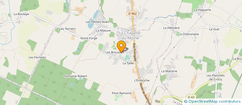 localisation de l'entreprise MONSIEUR AMBROISE CHESNAIS à LA CHAPELLE-AU-MOINE