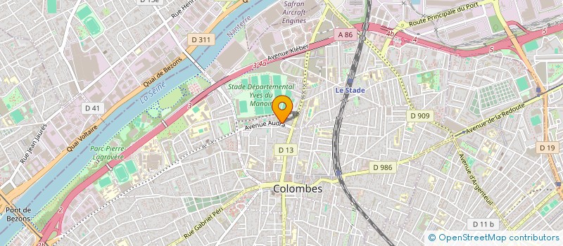localisation de l'entreprise MONSIEUR AMBROISE CULINE à COLOMBES