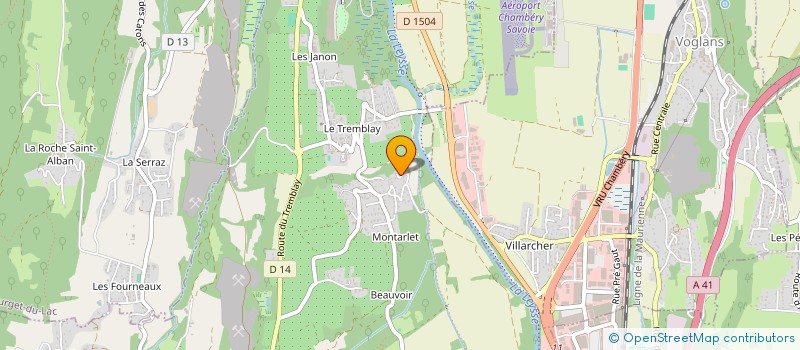 localisation de l'entreprise MONSIEUR AMBROISE DUMONT SAINT PRIEST  LA MOTTE-SERVOLEX