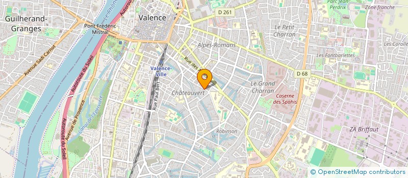 localisation de l'entreprise MONSIEUR AMBROISE FIOT  VALENCE