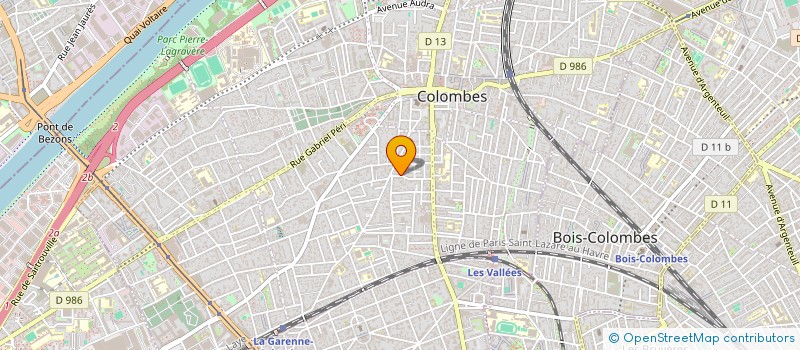 localisation de l'entreprise MONSIEUR AMBROISE FLAMANT à COLOMBES