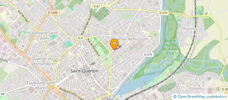 localisation de l'entreprise MONSIEUR AMBROISE FONTAINE à SAINT-QUENTIN