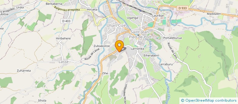 localisation de l'entreprise MONSIEUR AMBROISE FRANCHISTEGUY  UHART-CIZE