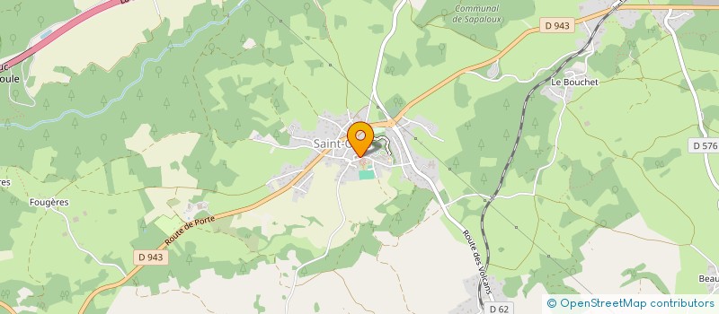 localisation de l'entreprise MONSIEUR AMBROISE GAUTHIER  PONTGIBAUD