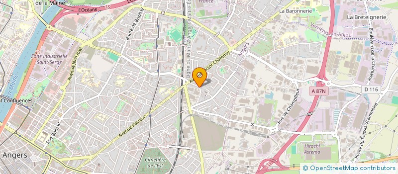 localisation de l'entreprise MONSIEUR AMBROISE GOMIS à ANGERS