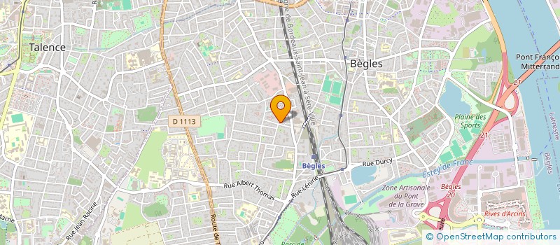localisation de l'entreprise MONSIEUR AMBROISE GOMIS à BEGLES