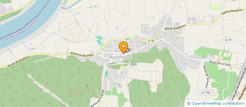 localisation de l'entreprise MONSIEUR AMBROISE-MARC POUDEVIGNE  BARBENTANE