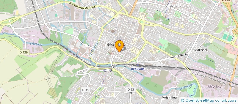 localisation de l'entreprise MONSIEUR AMBROISE MARD  BEAUVAIS