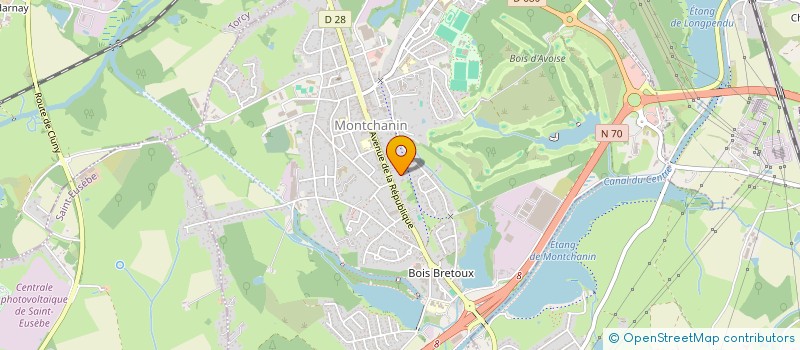 localisation de l'entreprise MONSIEUR AMBROISE MERITE BEAUCOUP REEDUC OUI ! INCLUSION, SOUTIEN ET ESPOIR  MONTCHANIN