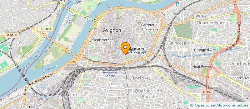 localisation de l'entreprise MONSIEUR AMBROISE MIEZAN  AVIGNON