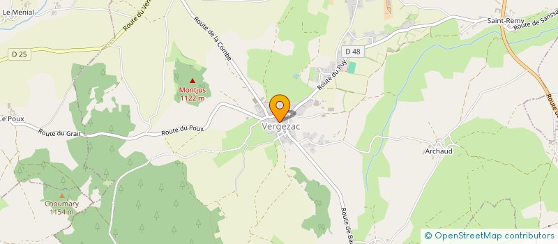 localisation de l'entreprise MONSIEUR AMBROISE REY  SAINT-VIDAL