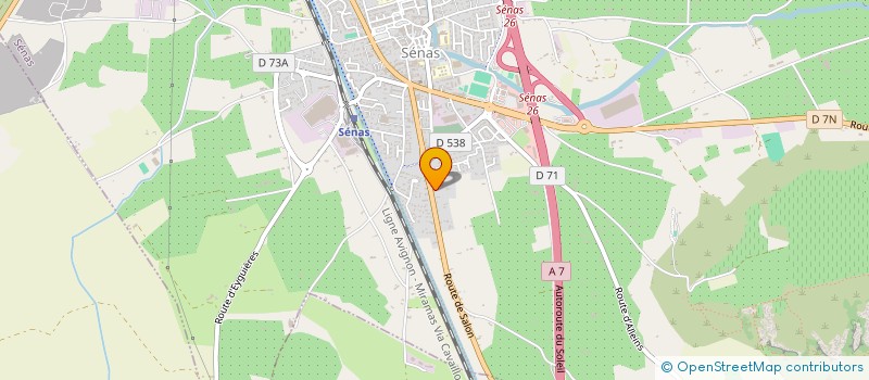 localisation de l'entreprise MONSIEUR AMBROISE RIBOLDI  SENAS