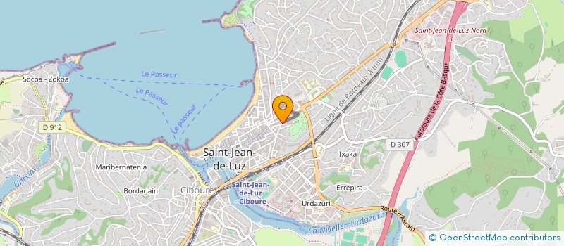 localisation de l'entreprise MONSIEUR AMBROISE SENS  SAINT-JEAN-DE-LUZ