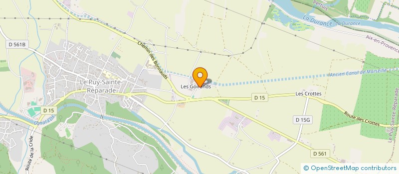 localisation de l'entreprise MONSIEUR AMBROISE TONNER  LE PUY-SAINTE-REPARADE