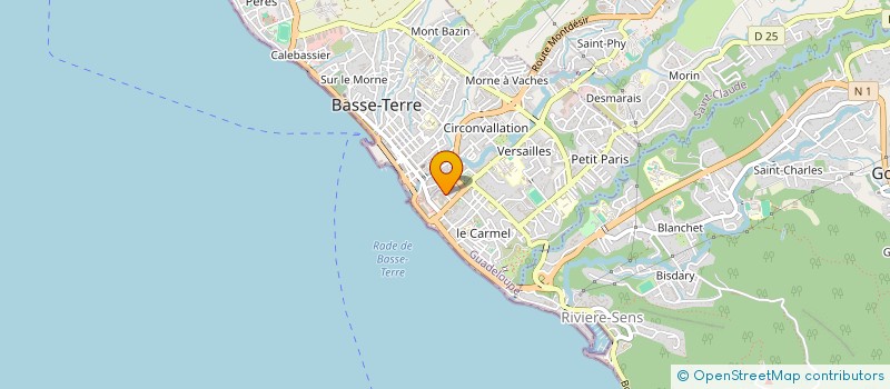 localisation de l'entreprise MONSIEUR AMBROISE VALMONT à BASSE-TERRE