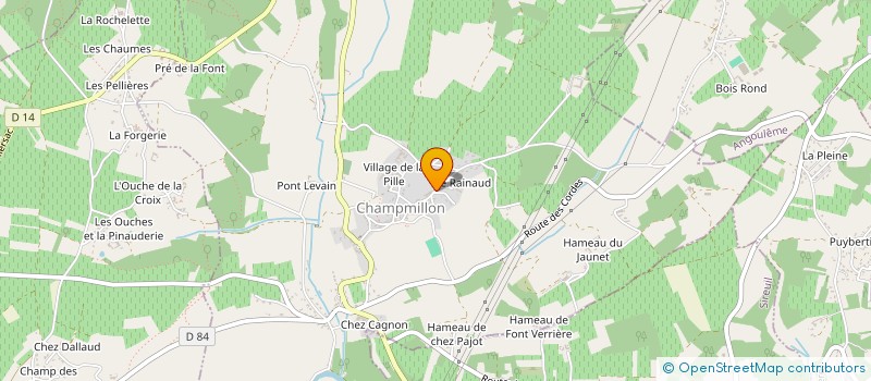 localisation de l'entreprise MONSIEUR AMBROISE YON à CHAMPMILLON