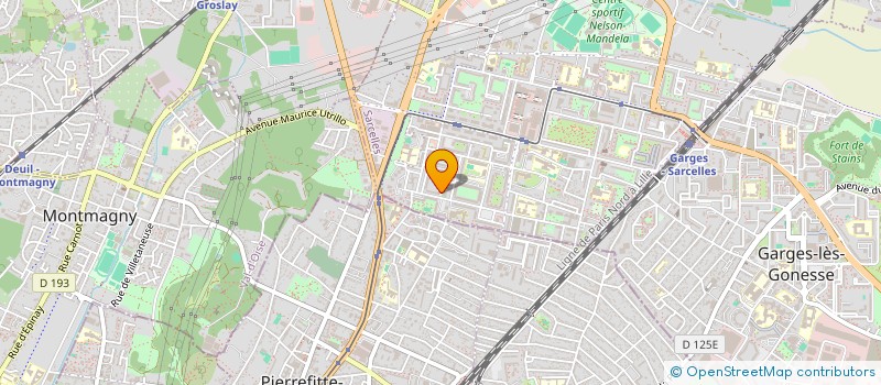 localisation de l'entreprise MONSIEUR AMBROSIO DOMINGOS  SARCELLES