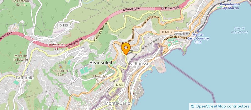 localisation de l'entreprise MONSIEUR AMDI HOXHA  BEAUSOLEIL