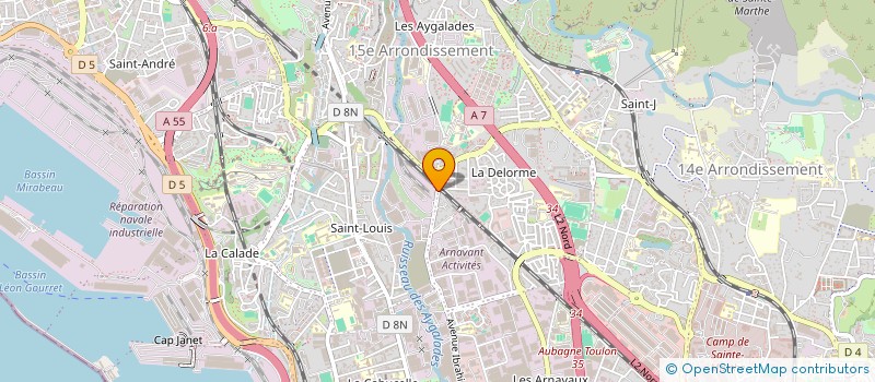 localisation de l'entreprise MONSIEUR AMDJAD AHAMADA à MARSEILLE 15EME