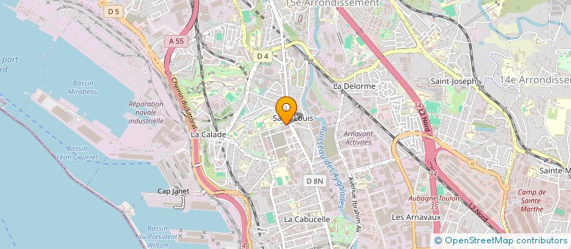 localisation de l'entreprise MONSIEUR AMDJED GULILER à MARSEILLE