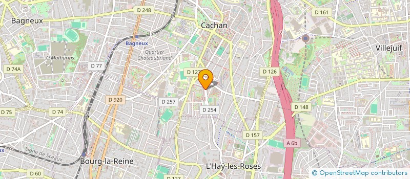 localisation de l'entreprise MONSIEUR AMDY BOUVIALA  CACHAN