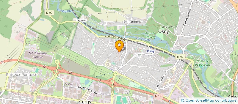 localisation de l'entreprise MONSIEUR AME ANANI AMEGAN  OSNY